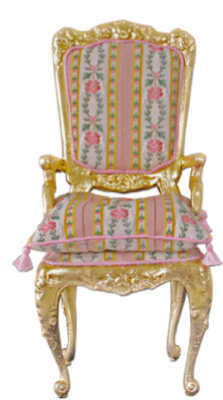 Doll chair french rococo style resin kit-CATNCO